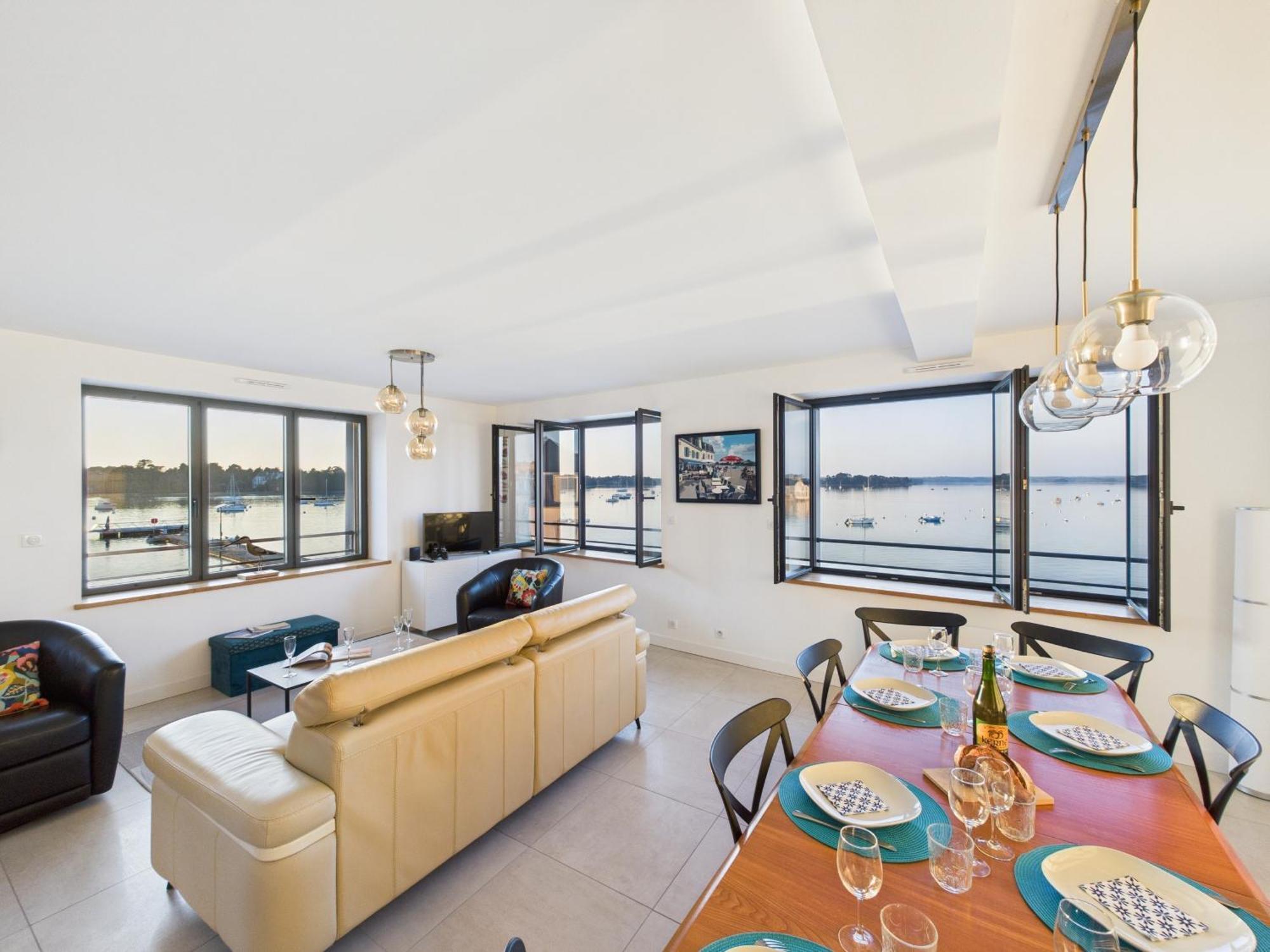 Appartement Vue Sur La Mer A L'Ile Tudy ! מראה חיצוני תמונה